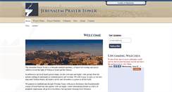 Desktop Screenshot of jerusalemprayertower.org